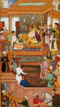  pré - AbulFazl présentant Akbarna religieuse Islam